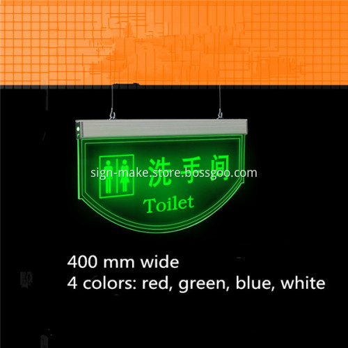 Custom Hanging LED Reception Signs